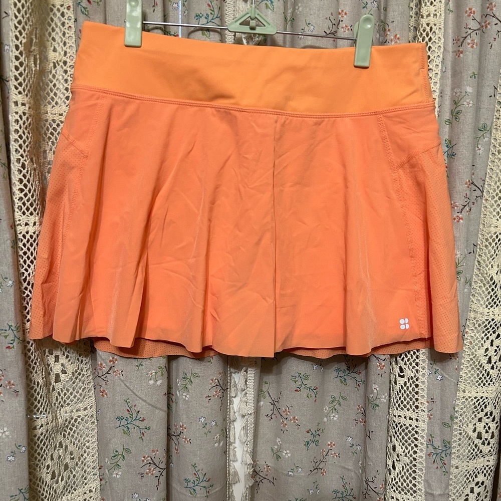 Sweaty Betty Swift Running Skort Tangerine Orange‎ Size XL NWT